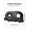 image:imageKEMIMOTO X3 Inner Clutch Cover Compatible with Can AM Maverick X3 XDS XRS CVT 20172021 Air Guide Clutch Transmission Housing Belt Cover Replace 420212605