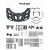 image:imageKEMIMOTO X3 Pivoting Rear Rack Spare Cargo Rack Accessories Compatible with Can am Maverick X3 and Max 20172025 Replace 715002881