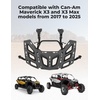 image:imageKEMIMOTO X3 Pivoting Rear Rack Spare Cargo Rack Accessories Compatible with Can am Maverick X3 and Max 20172025 Replace 715002881