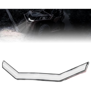 image:imageKEMIMOTO Front Accent Light Compatible with CanAm Maverick Trail Sport Max 8000 1000R 20182023 LED Grille Mesh Center Fang Light Bar PlugnPlay IP67 Waterproof