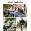 image:imageKEMIMOTO Bicycle Drink Holder Small Bore Water Bottle Holder for Handlebar with Mesh Pockets Fit for Mountain Road Bikes EBike Cruiser Scooter Wheelchair