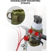 image:imageKEMIMOTO Bike Cup Holder  Handlebar with Mesh Pockets Oxford Fabric Bicycle Drink Holder for Mountain Road Kids amp eBike up to 32oz Green