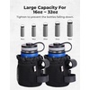 image:imageKEMIMOTO Bike Cup Holder 2 PCS Bicycle Water Bottle Holder for Bike Handlebar Bike Drink Holder with Mesh Pockets Phone Bag Compatible with Road Bike MTB EBike Scooter Scooter Wheelchair