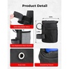 image:imageKEMIMOTO Bike Cup Holder 2 PCS Bicycle Water Bottle Holder for Bike Handlebar Bike Drink Holder with Mesh Pockets Phone Bag Compatible with Road Bike MTB EBike Scooter Scooter Wheelchair
