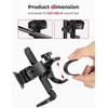 image:imageKEMIMOTO Bike Cup Holder Up to 28 OZ Capacity Water Bottle Holder for Bicycle Handlebar Motorcycle Drink Holder Mount with Metal Clamp Universal Fit for ATV Scooter Boat Stroller Wheelchair
