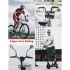 image:imageKEMIMOTO Bike Mirrors Rear View Mirror Handlebar 360 Adjustable Handlebar Mount Long Extension Acrylic Convex Mirror Universal for Scooter Ebike Road Mountain Bike Bicycle Accessories