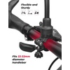 image:imageKEMIMOTO Bike Mirrors Rear View Mirror Handlebar 360 Adjustable Handlebar Mount Long Extension Acrylic Convex Mirror Universal for Scooter Ebike Road Mountain Bike Bicycle Accessories