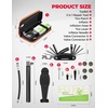 image:imageKEMIMOTO Bike Tools Kits Bike Repair Bag amp Bike Tire Pump MultiFunction Bike Repair Tool Kit with Storage Bag for RoadMountain Bike Bicycle Safety Emergency Patches Fixes Inflator Maintenance
