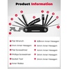 image:imageKEMIMOTO Bike Tools Kits Bike Repair Bag amp Bike Tire Pump MultiFunction Bike Repair Tool Kit with Storage Bag for RoadMountain Bike Bicycle Safety Emergency Patches Fixes Inflator Maintenance