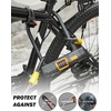 image:imageKEMIMOTO Bike ULock with Cable2 Bicycle U Combination Lock Heavy Duty AntiTheft Mounting Bracket 146mm Shackle 10mm x18m Cable amp Padlock Holder for Bicycles EBikes Scooters
