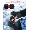 image:imageKEMIMOTO Heated Gloves for Men Women Heating Ice Fishing Gloves Rechargeable Electric Battery 2pcs 74V for Winter Motorcycle Skiing Snowboarding Hunting Camping Size XL
