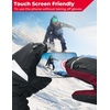 image:imageKEMIMOTO Heated Mittens for Men Women Rechargeable Ski Mittens Gloves Electric 2PCs Battery with Touchscreen Waterproof Hand Warmer for Winter Skiing Snowboarding Hiking Climbing Camping Size XXL