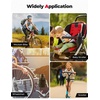 image:imageKEMIMOTO Large Bike Cup Holder 2 PCS Bicycle Water Bottle Holder for Bike Handlebar Bike Drink Holder with Mesh Pockets Phone Bag Compatible with Road Bike MTB EBike Scooter Scooter Wheelchair