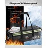 image:imageKEMIMOTO Lipo Battery Bag Waterproof and Fireproof Bag for Battery Storage Carrying and Charging Ebike Battery Safe Bag with Comfortable Handle Reflective Strip Lightweight 1614x512x551 Inches