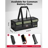 image:imageKEMIMOTO Lipo Battery Bag Waterproof and Fireproof Bag for Battery Storage Carrying and Charging Ebike Battery Safe Bag with Comfortable Handle Reflective Strip Lightweight 1614x512x551 Inches