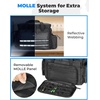 image:imageKEMIMOTO Range Bag with Expandable Food Insulation Dual Tactical Bag with Lockable Zippers for Hunting Black