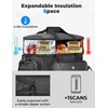 image:imageKEMIMOTO Range Bag with Expandable Food Insulation Dual Tactical Bag with Lockable Zippers for Hunting Black