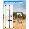 image:imageKEMIMOTO UTV Overhead Tool Rack in Cab Adjustable Tool Holder Carrier Mount Fits Profit Cages Roof 43in  57in Compatible with Polaris Ranger