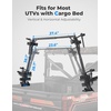 image:imageKEMIMOTO UTV Tool Holder for QuickDraw Sporting Clays Rack for 6 Tools or Crossbows Cargo Bed Mount Compatible with Polaris Ranger General Golf Cart