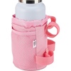image:imageKEMIMOTO Bike Cup Holder Pink Bicycle Water Bottle Holder for Bike Handlebar Bike Drink Holder with Mesh Pockets Phone Bag Compatible with Road Bike MTB EBike Scooter Scooter Wheelchair Large