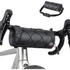 image:imageKEMIMOTO Bike Handlebar Bag with Waterproof Rain Cover Front Bike Bag for Bicycles  Waterresistant Dual Zippers for Mountain Road Bike Cycling Commuter Shoulder Bag Professional Bicycle Accessories