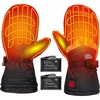 image:imageKEMIMOTO Heated Mittens for Men Women Rechargeable Ski Mittens Gloves Electric 2PCs Battery with Touchscreen Waterproof Hand Warmer for Winter Skiing Snowboarding Hiking Climbing Camping Size XXL