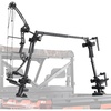 image:imageKEMIMOTO UTV Tool Holder for QuickDraw Sporting Clays Rack for 6 Tools or Crossbows Cargo Bed Mount Compatible with Polaris Ranger General Golf Cart
