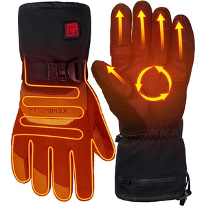 image:imageKEMIMOTO Heated Gloves for Men Women Heating Ice Fishing Gloves Rechargeable Electric Battery 2pcs 74V Hand Warmer for Winter Motorcycle Skiing Snowboarding Hunting Camping Size XXL
