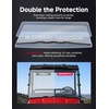 image:imageKEMIMOTO Front Windshield Compatible with Ranger Midsize 400 20102014  Scratch Resistance Vented Window PreInstalled Rubber Strip HardCoated PC UTV Accessories Parts