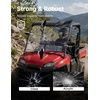 image:imageKEMIMOTO Front Windshield Compatible with Ranger Midsize 400 20102014  Scratch Resistance Vented Window PreInstalled Rubber Strip HardCoated PC UTV Accessories Parts