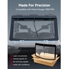 image:imageKEMIMOTO Glass Windshield with Manual Wipers Compatible with Polaris Ranger  1000Crew 1000XP 1000Crew XP 1000900 XP 900Crew XP 900ScratchResistant Front Windshield Thick DOT Approved