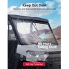 image:imageKEMIMOTO Glass Windshield with Manual Wipers Compatible with Polaris Ranger  1000Crew 1000XP 1000Crew XP 1000900 XP 900Crew XP 900ScratchResistant Front Windshield Thick DOT Approved