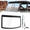 image:imageKEMIMOTO Glass Windshield with Manual Wipers Compatible with Polaris Ranger  1000Crew 1000XP 1000Crew XP 1000900 XP 900Crew XP 900ScratchResistant Front Windshield Thick DOT Approved